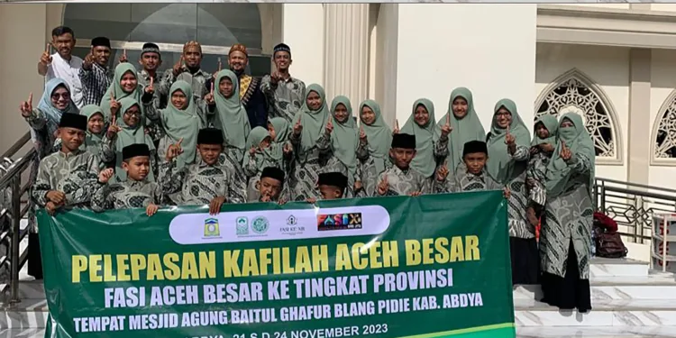 Ketua DPRK Aceh Besar Berikan Dukungan Penuh Untuk Peserta FASI XIII Kafilah Aceh Besar Ke Tingkat Provinsi Aceh