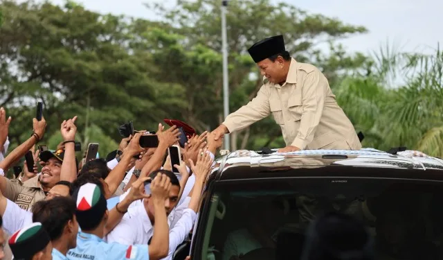 Capres Prabowo Disambut Meriah oleh Masyarakat Aceh