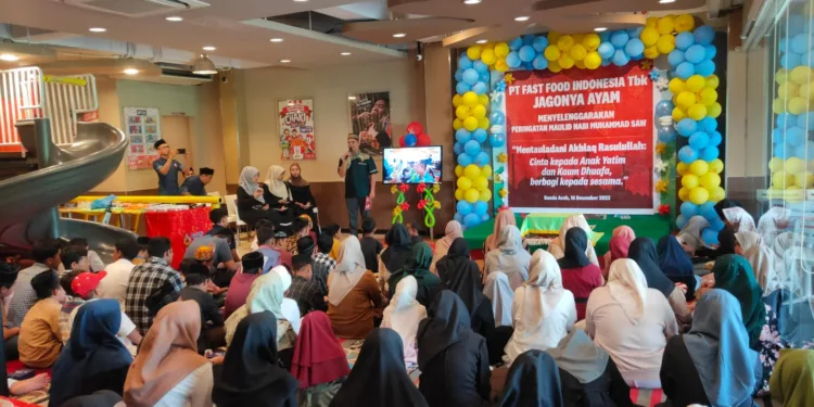 KFC Banda Aceh Peringati Maulid Nabi Muhammad, Santuni Anak Yatim dan Doa Bersama