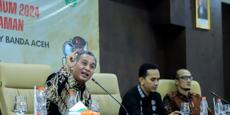 Panwaslih Aceh Sosialisasi Pemilih Pemula Pemilu 2024 di Kampus UIN Ar-Raniry