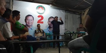 Silaturahmi ke Posko Papera Aceh, Don Muzakir Ingatkan Untuk Tetap Fokus kerja Pemenangan.