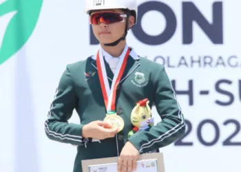 Atlet Muda Nusrtdinov Zayan Fatih Raih Medali Emas Equestrian di PON XXI Aceh-Sumut 2024