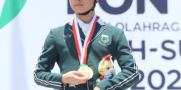 Atlet Muda Nusrtdinov Zayan Fatih Raih Medali Emas Equestrian di PON XXI Aceh-Sumut 2024