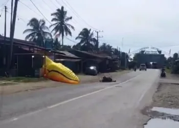 4 Atlet Paramotor PON di Aceh Jatuh ke Rumah dan Jalan Raya