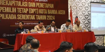 KIP Banda Aceh Tetapkan Empat Pasangan Calon Pilwakot 2024
