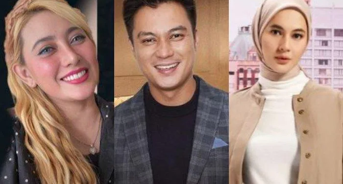 Vista Putri (kiri) Baim Wong (tengah) Paula (kanan)