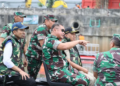 KSAD Maruli Simanjuntak Pimpin Ribuan Prajurit TNI Bersihkan Sungai Ciliwung