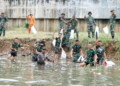 KSAD Maruli Simanjuntak Pimpin Ribuan Prajurit TNI Bersihkan Sungai Ciliwung