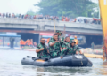 KSAD Maruli Simanjuntak Pimpin Ribuan Prajurit TNI Bersihkan Sungai Ciliwung