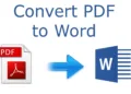 PDF to Word