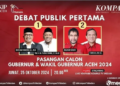 live debat gubernur aceh