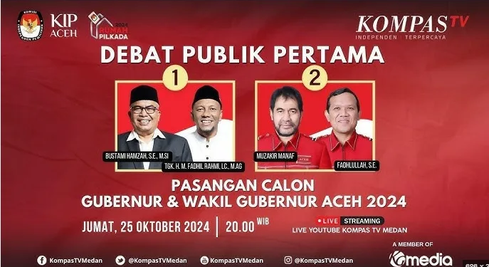 live debat gubernur aceh