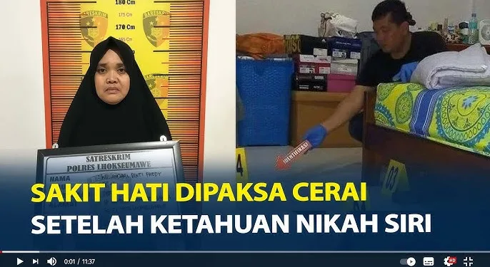 Pembunuhan Tragis di Lhokseumawe Terbongkar: Mantan Istri Siri Ditangkap dalam 24 Jam, Terungkap Motif Sakit Hati