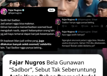 "Drama TikTok yang Menghebohkan: Gunawan ‘Sadbor’ Dibebaskan, Fajar Nugros Soroti Ketidakadilan Hukum!"