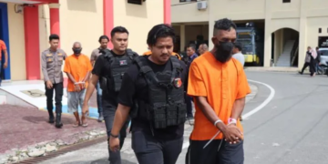 Pelaku penyelundupan rohingya dibekuk polisi. (Foto: Polres Aceh Timur)