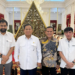 Paslon Gubernur Aceh Mualem-Dek Fadh saat bertemu dengan Presiden Prabowo Subianto di Istana Negara, Jakarta, Senin (9/12/2024)