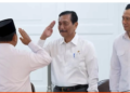 Prabowo Hormati Luhut dalam Sidang Kabinet