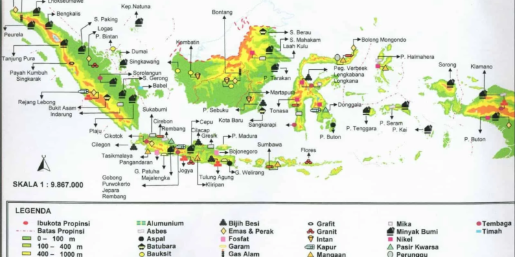 Lokasi Tambang Nikel Indonesia
