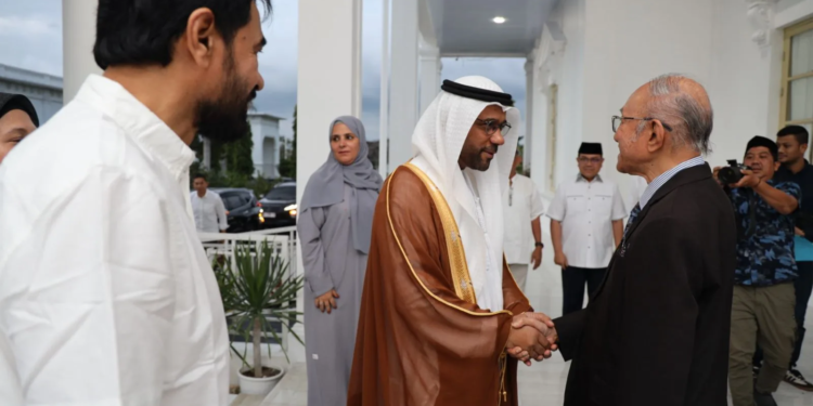 Wali Nanggroe Sambut Dubes UEA, Bahas Investasi di Aceh