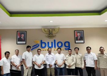 DPW Tani Merdeka Kalsel dan Bulog Sepakat Jaga Harga Gabah