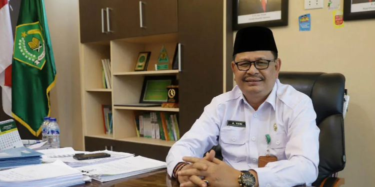 Ahmad Yani Kepala Bagian Tata Usaha Kanwil Kemenag Aceh.