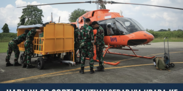 Hari ini 30 sorti bantuan di sebar via udara ke Wilayah Tengah dan Timur