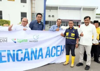 Menteri Bahlil, BPMA dan Medco E&P Malaka Salurkan Bantuan untuk Korban Banjir di Aceh