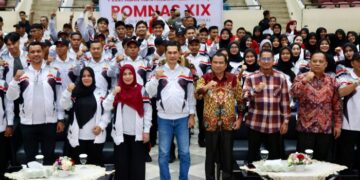 Sekretaris Daerah Aceh Lepas Kontingen BAPOMI ke Pekan Olahraga Mahasiswa Nasional XIX, Targetkan Peringkat 10 Besar