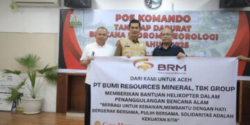 PT Bumi Resources Mineral Tbk Serahkan Bantuan Helikopter untuk Penanggulangan Bencana di Tanoh Gayo