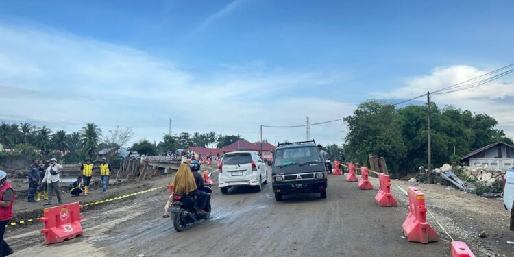 Jembatan Krueng Meureudu Kembali Dibuka, Akses Lintas Timur Aceh Normal Bertahap