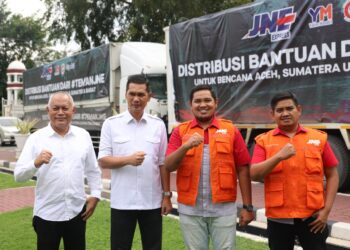JNE Salurkan 500 Ton Lebih Bantuan Logistik untuk Korban Bencana di Aceh