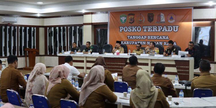 Bupati Nagan Raya Minta SKPK Segera Laporkan Data Lengkap Dampak Banjir Bandang