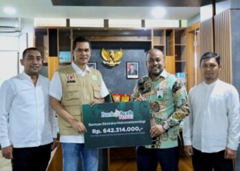 Bank Aceh Salurkan Rp642 Juta untuk Penanganan Bencana di Aceh