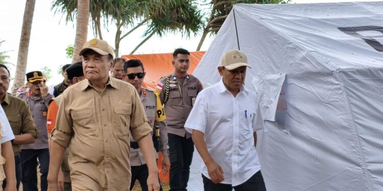 Wagub Fadhlullah Dampingi Menko Polkam RI Tinjau Kesiapan Pembangunan Huntap di Aceh Utara