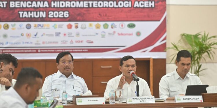 Wagub Aceh Desak Percepatan Data Pascabencana