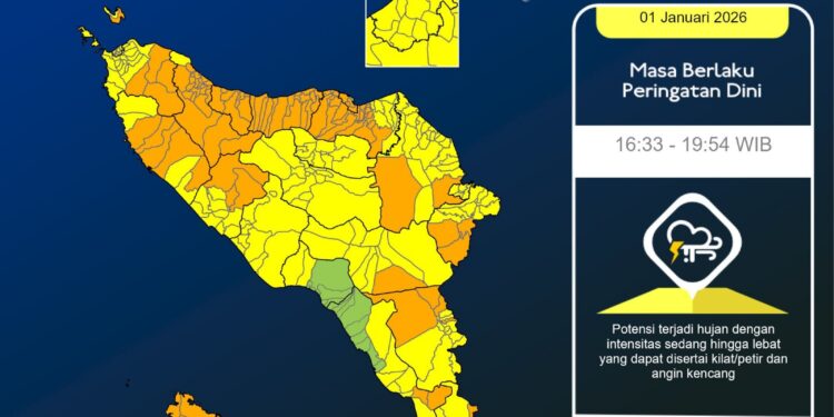 Waspada! Daerah Terdampak Banjir-Longsor Akhir November Lalu di Aceh Masih Berpotensi Diguyur Hujan Lebat