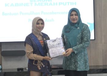 SERUNI Berikan Bantuan untuk Masyarakat Terdampak Bencana, Ketua TP PKK Aceh Berikan Apresiasi