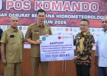 Pemkab Konawe Salurkan Bantuan 100 Ton Beras untuk Korban Bencana Aceh