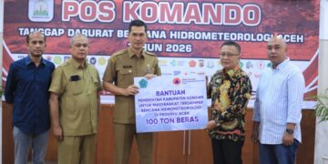 Pemkab Konawe Salurkan Bantuan 100 Ton Beras untuk Korban Bencana Aceh