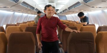 Wagub Aceh Tinjau Pembangunan Pesawat Boeing 737 untuk Wahana Manasik Pertama di Indonesia