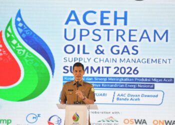 Sekda Aceh Hadiri 7th Aceh Upstream Oil & Gas Supply Chain Management Summit 2026 ‎