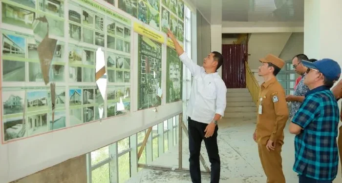 Sekda Aceh Didampingi Bupati Aceh Barat Tinjau Gedung RS Regional Meulaboh