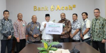Bank Aceh Salurkan Zakat Karyawan Rp1,43 Miliar Melalui Baitul Mal