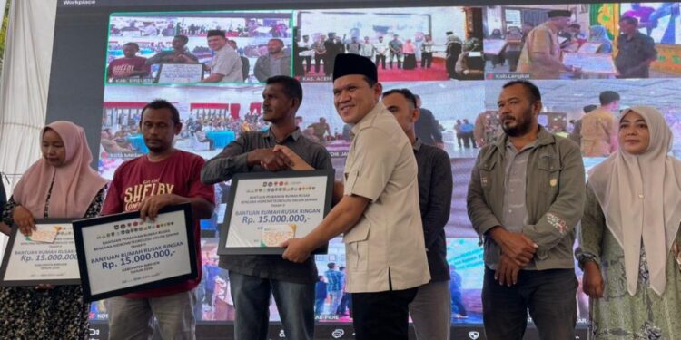 Wagub Aceh : Bantuan Rumah Rusak Bukti Nyata Negara Hadir untuk Rakyat