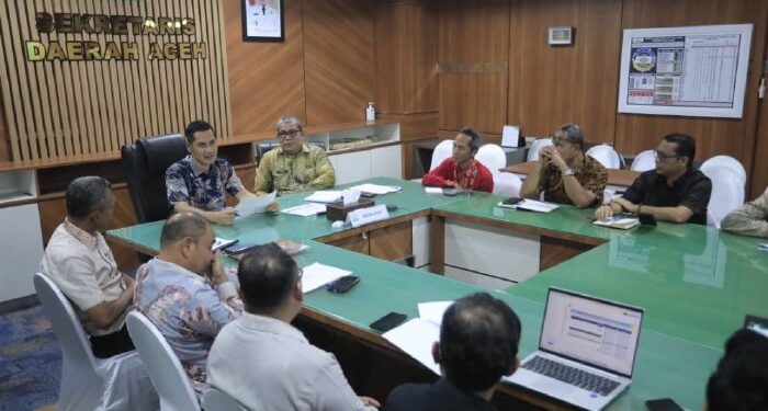Sekda Aceh Pimpin Rapat Teknis Pengendalian Inflasi Jelang HKBN
