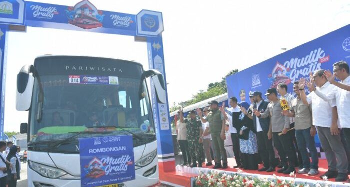 Gubernur Mualem Lepas Ribuan Peserta Mudik Gratis Pemerintah Aceh