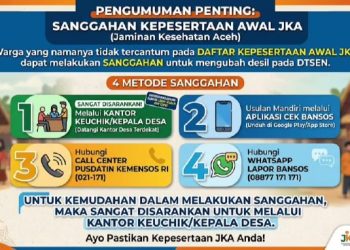 Warga Tak Terdata JKA Diberi Kesempatan Sanggah, Pemerintah Sediakan 4 Jalur Mudah