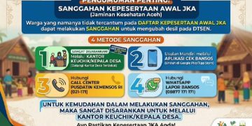 Warga Tak Terdata JKA Diberi Kesempatan Sanggah, Pemerintah Sediakan 4 Jalur Mudah