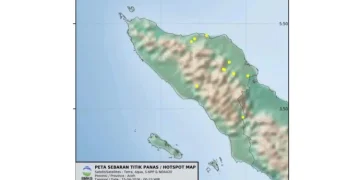 BMKG Pantau 11 Titik Panas di Aceh, Terbanyak di Aceh Timur dan Aceh Utara