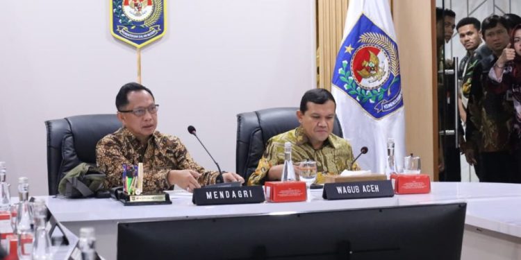 Wagub Aceh Perkuat Koordinasi dengan Kemendagri dan Satgas PRR untuk Penguatan Fiskal Daerah serta Percepatan Pemulihan Aceh